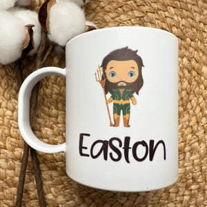 Kids Mug/ Superhero Mug/ Kids Superhero Cup/ Plastic Mug/ Unbreakable Mug/ Valentines Day Gift for Kids/ Gift for Kids image 10