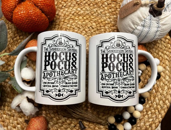 Halloween Mug/ Hocus Pocus Mug/ Halloween Cup/ Witch Cup/ Sanderson Sisters Cup