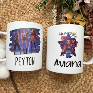 Kpop Demon Hunters Kids Mug/ Kpop Demon Hunters Kids Cup/ Christmas Gift for Kids/ Unbreakable Mug/ Easter Basket Stuffer/ Kids Party Favor