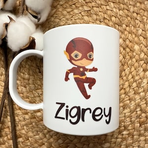 Kids Mug/ Superhero Mug/ Kids Superhero Cup/ Plastic Mug/ Unbreakable Mug/ Valentines Day Gift for Kids/ Gift for Kids image 18