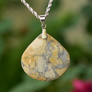 Maligano Jasper Pendant 925 Sterling Silver Pendant, Maligano Jasper Gemstone Pendant, Handmade Pendant, Maligano Jewelry Gift for Her