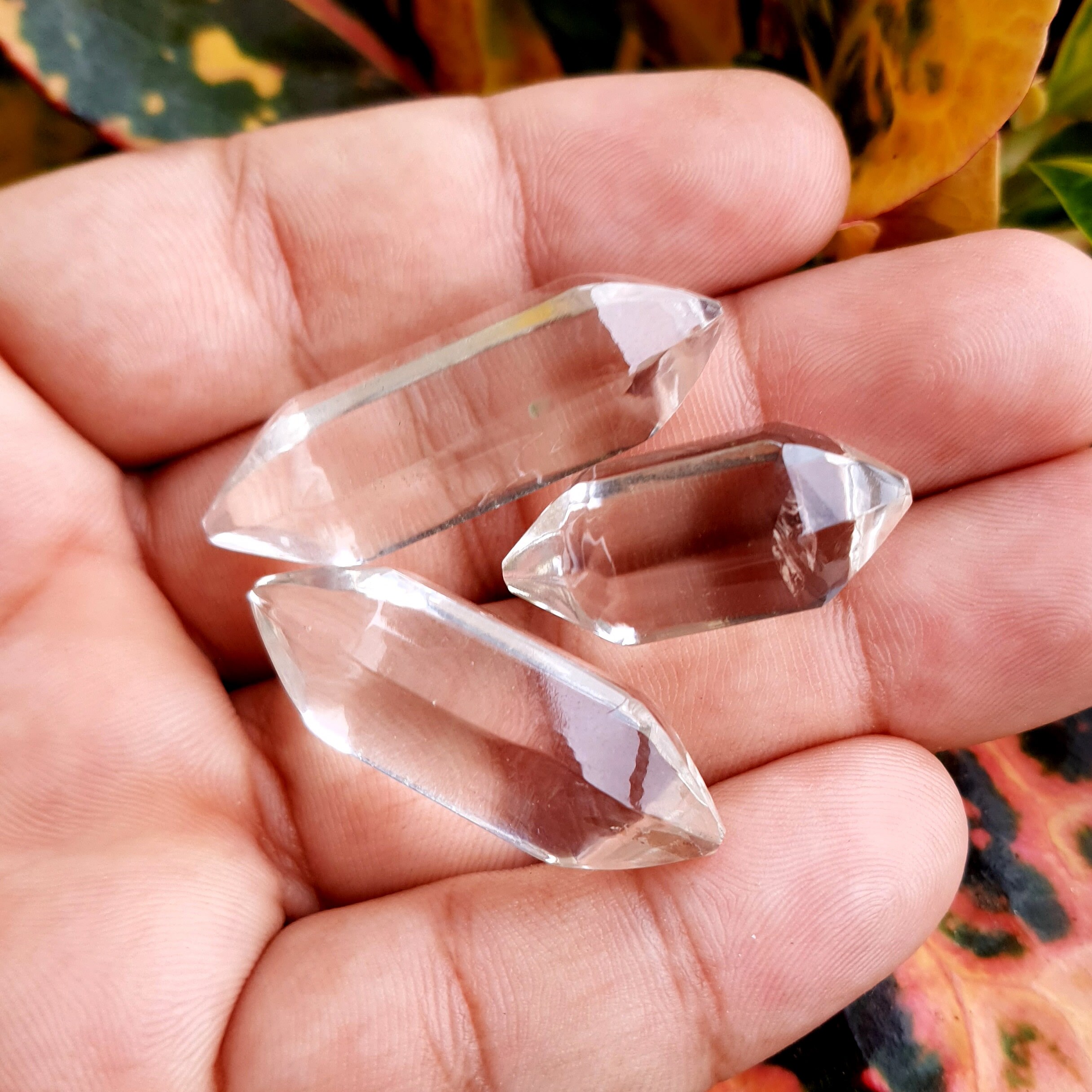 Natural Crystal Quartz Pencil Points Jewelry Making Handmade Etsy