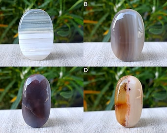 Designer Botswana Agate Cabochon, Botswana Agate Gemstone, Botswana Agate Jewelry, Botswana Agate Stones, Cabochons, Crystal.