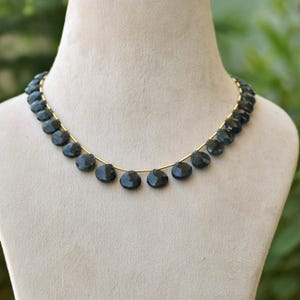 Amazing Moss Agate Necklace | Agate Birthstone Necklace | Beaded Necklace | Green Agate Gemstones | Necklace Valentine&#39;s Gift For Girlfriend