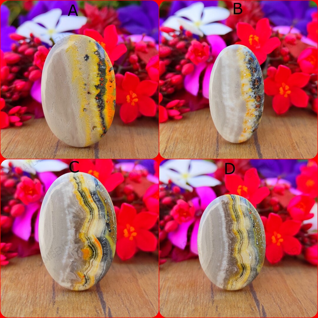 Top Grade 100 Natural Bumble Bee Jasper Cabochon Etsy