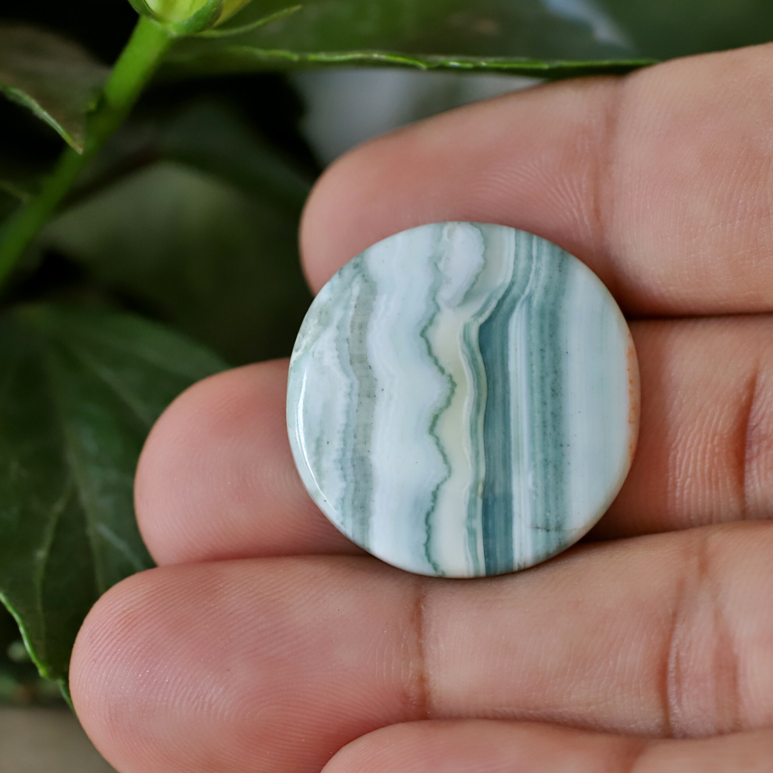 GREEN LACE Agate Matched Pair A One Quality 100 Natural Etsy