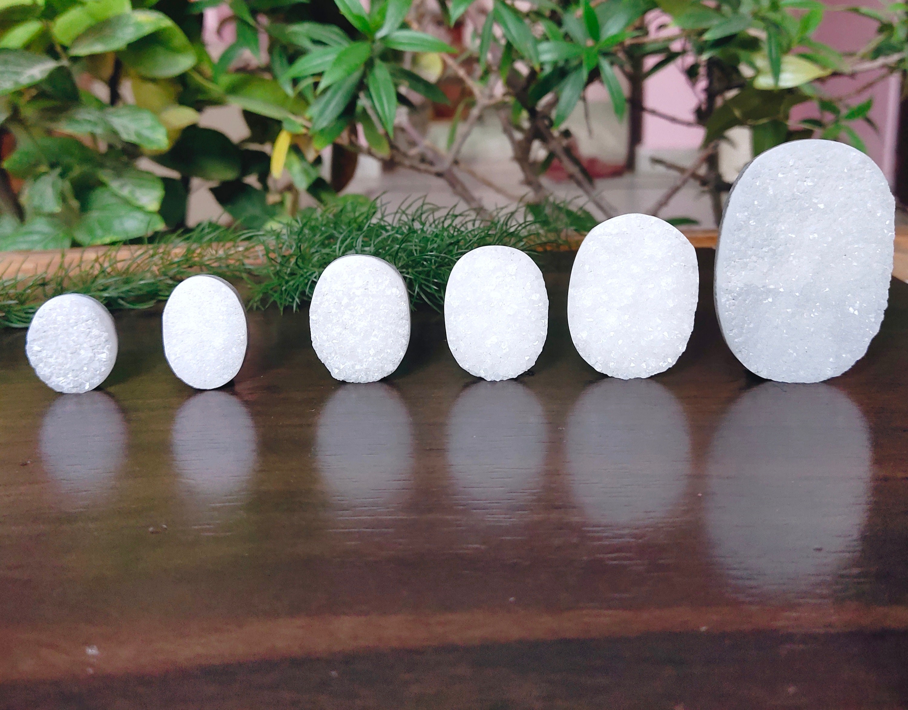 Natural White Druzy Quartz Gemstone Druzy Quartz Loose Etsy