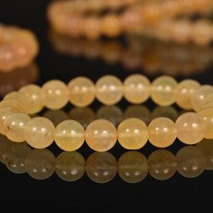 GIFT~Yellow Aventurine Bracelet, Friendship Bracelet, (Premium Grade Stretch Bracelet) Rondelle, Elastic Stone Bracelet, Making Jewelry.