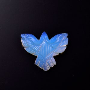 RARE!!! Natural Gemstone Eagle Carving Bird - Beautiful Hand Carved Pendant - Hand Carved Eagle Bird Crystal- Jewelry Making-Real Gemstone.