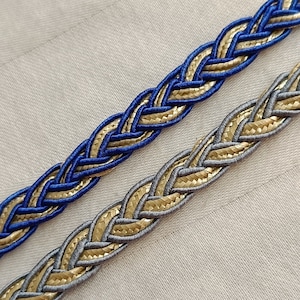 1 cm 3 yard Twisted Braided Edge Piping Cord Trim Upholstery Edging Decorative Embellishment Sewing Piping Crafting Gift Wrapping Ribbon