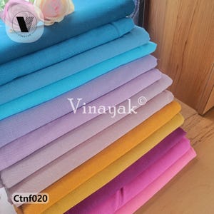 Linge indien khadi 100 % coton, l&#39;mètre, tissu en coton de couleur unie, tissu en coton épais, tissu à coudre, tissu bricolage, tissu pour habillement, kurta