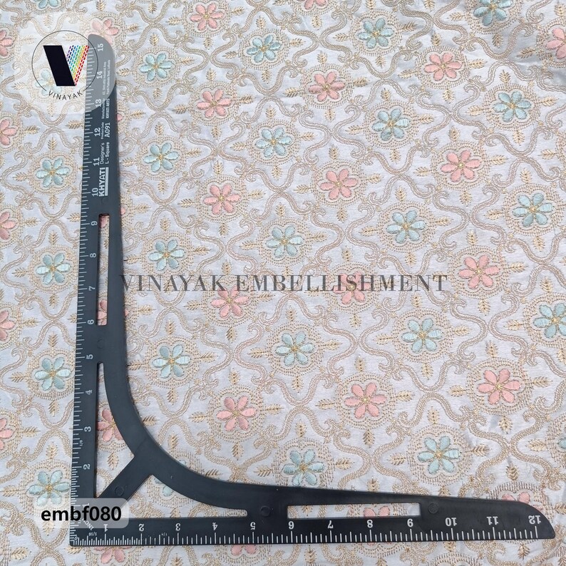 44 Gold Zari Thread Sequins Embroidered Dupioni Fabric, Jacket Sherwani