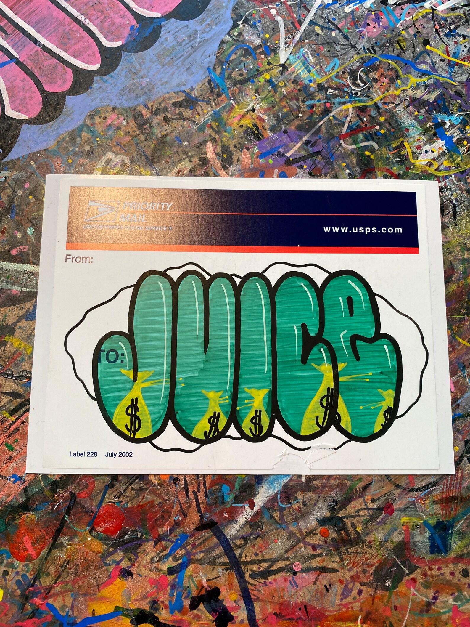 Custom Design Graffiti Sticker. Handmade Etsy