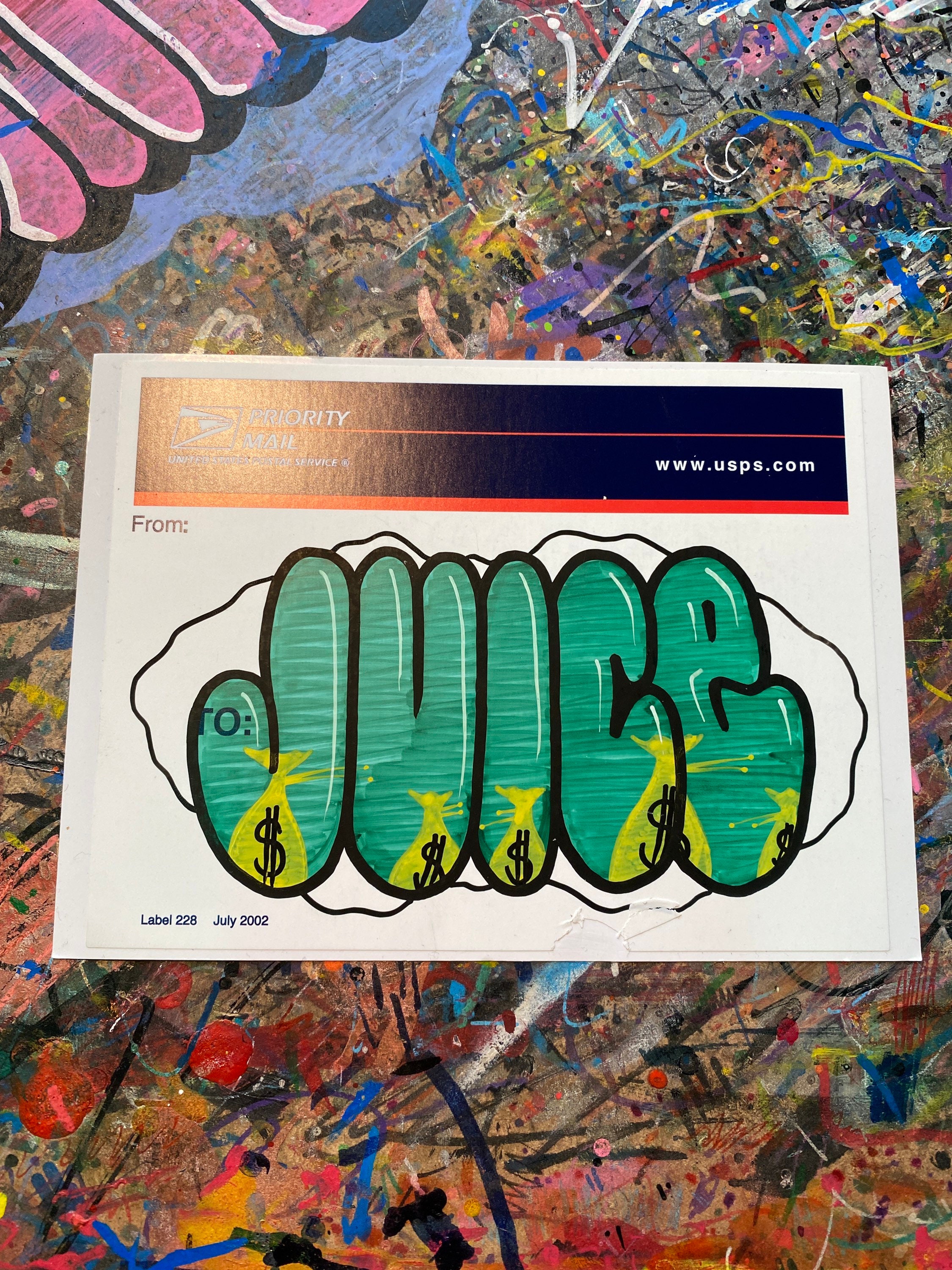 Custom Design Graffiti Sticker. Handmade Etsy Australia