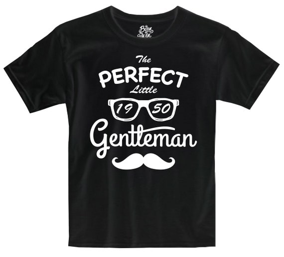 KIDS BLACK T SHIRT Funny Kid Shirts the Perfect Little Gentleman T shirt 100 Cotton Tshirt Toddler T Shirt Funny Print Toddler Tee Etsy Australia