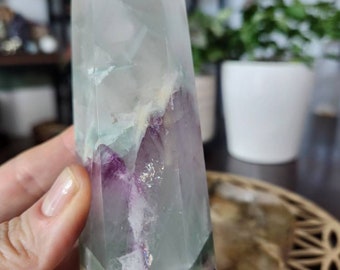 Fluorite Crystal Tower, Fluorite Crystal, Crystal Grids, Healing Crystals