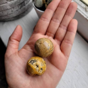 Mini Crazy Lace Agate Crystal Spheres