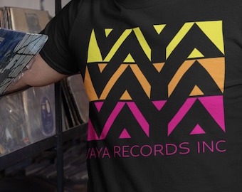 VAYA Records Latin Music Salsa Music Band Retro Classic Vintage T shirt
