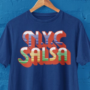 N. Y. C. Salsa T Latin Music Salsa Music Band Retro Classic Vintage T