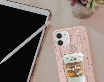 Thankful For Pumpkin Spice | Cozy Fall | Pumpkin Spice | Sweater | Cell Phone Case | Phone Protection | Perfect Gift