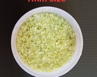 Natural Peridot Dust Powder,400cts,Used in Art,Craft,Painting,Nail Polish,Candle Making,Jewelry Making,Healing,Wood Inlay,Essential Oils