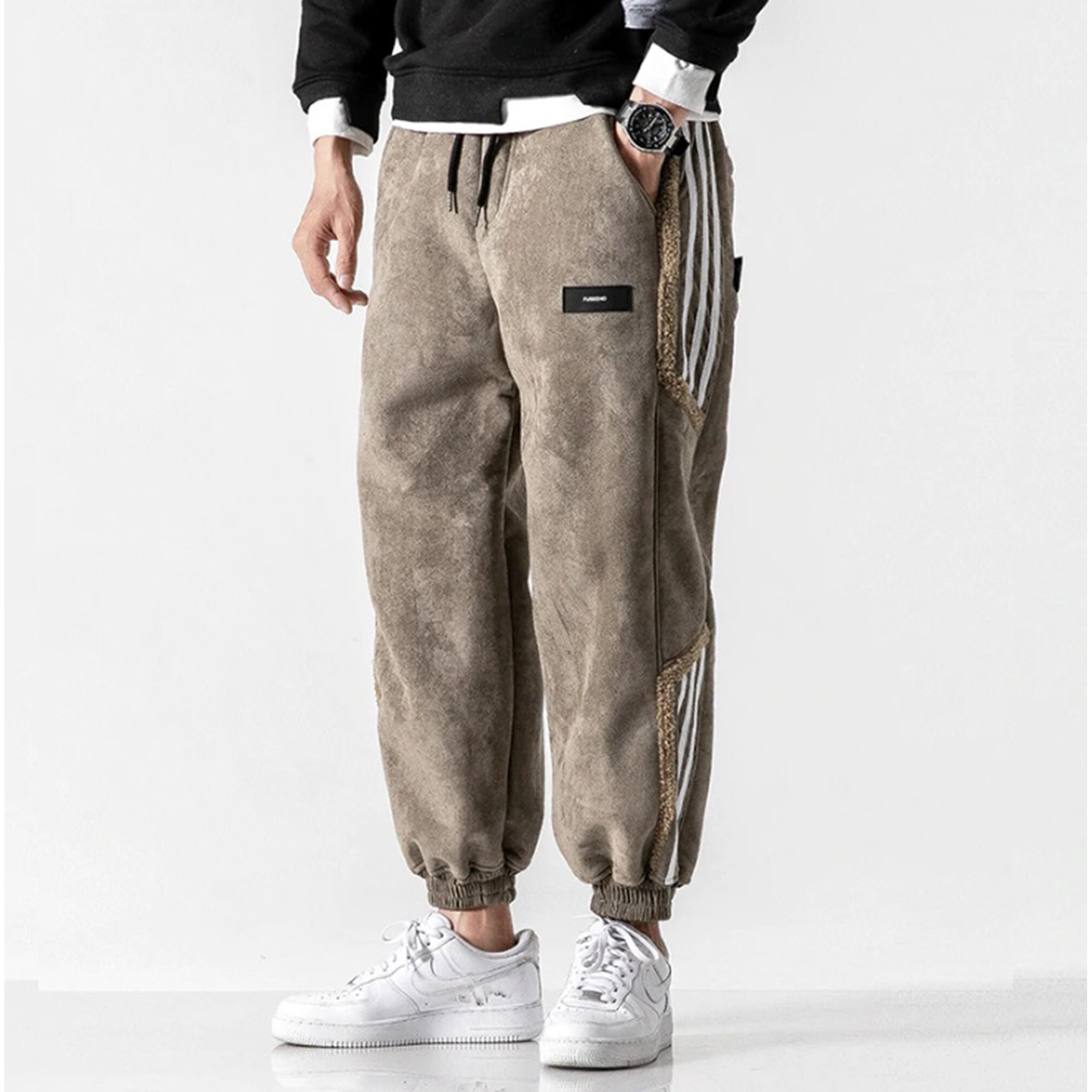 Baggy Thick Wool Warm Oversize Pants Sweatpants Streetwear | Etsy