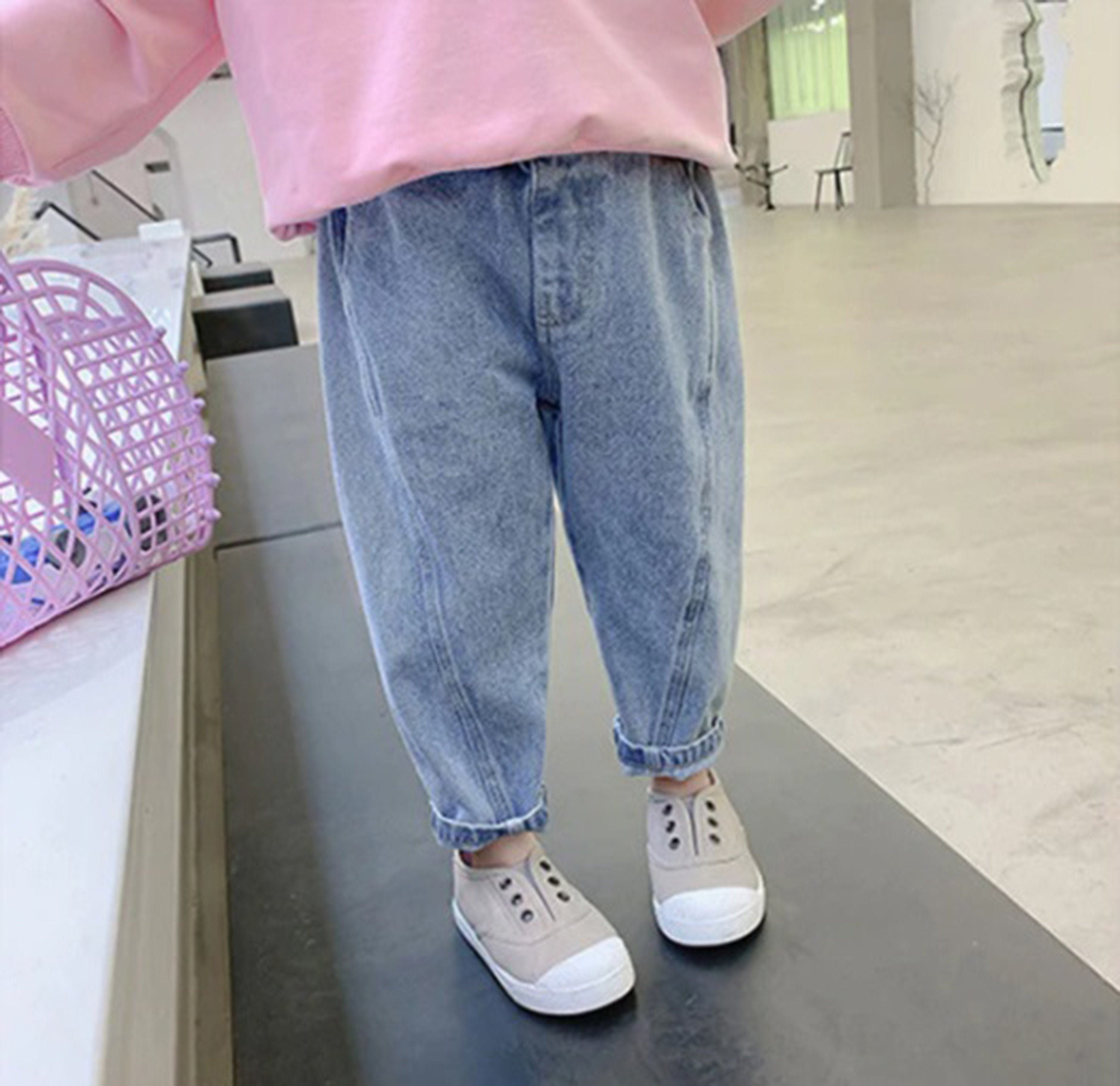 Urban Baggy Denim Jeans for Kids Trousers Children Jeans Kids Etsy