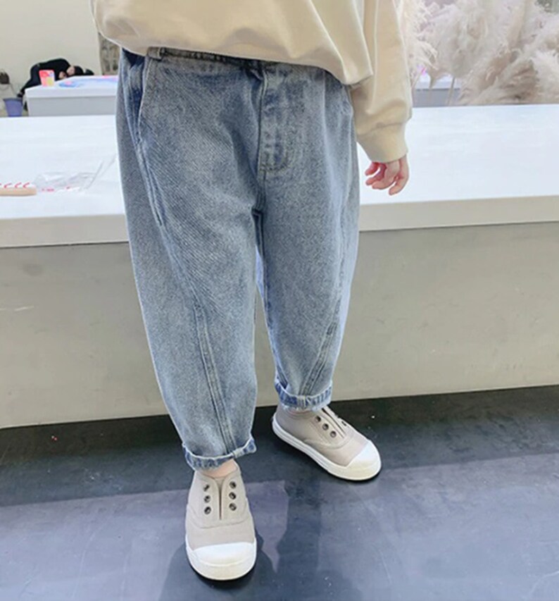 Urban Baggy Denim Jeans for Kids Trousers Children Jeans Kids Etsy