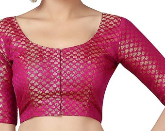 Saree Blouse, Sequin Georgette Blouse, Traditional Skirt Top