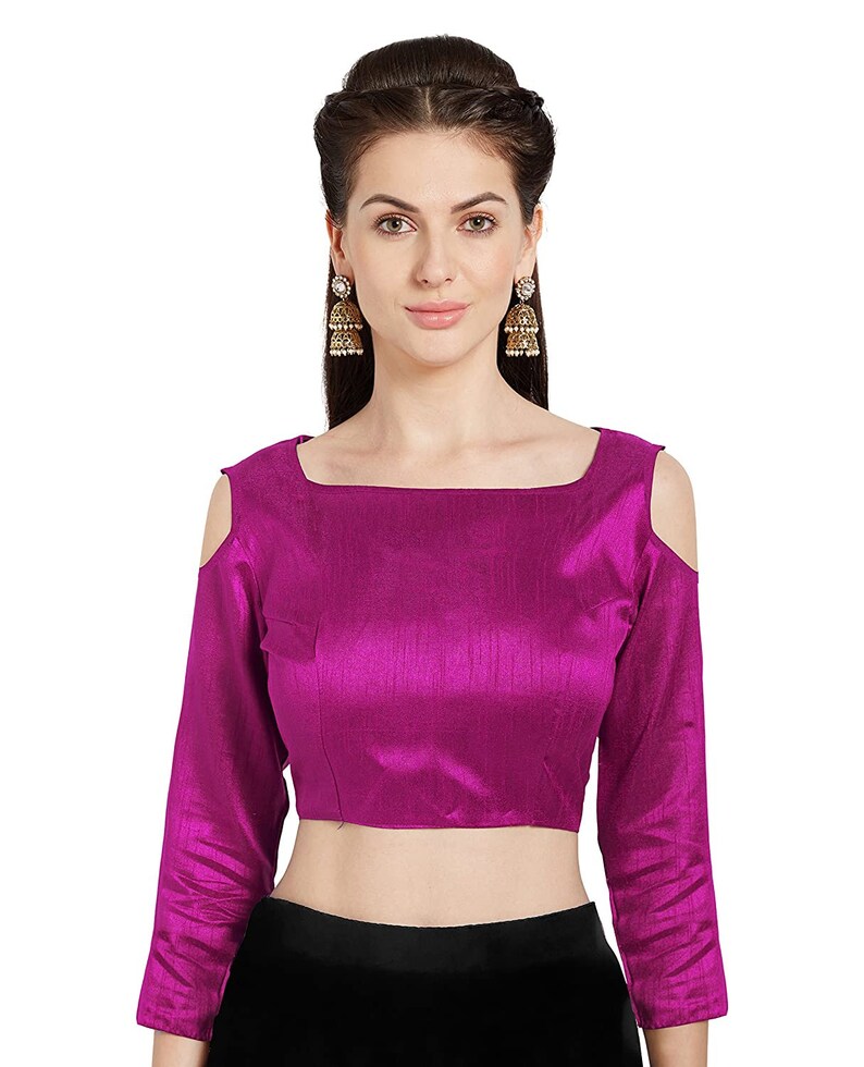 Designer Magenta Saree Blouse Saree Blouse Ready to Wear | Etsy