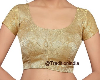 gold saree jacket