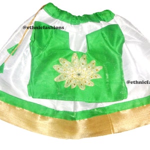 Baby Girls Pavadai Set, Readymade Ethnic Wear Bambini Lehenga, Festive Wear, Neonato bambino Pavadai Set, Ragazze Lehenga Choli