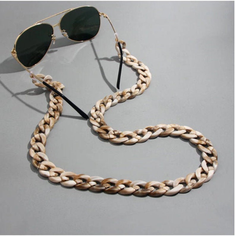 Acrylic Sunglasses Chain Women Reading Glasses Hanging Neck Etsy
