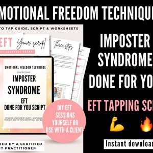 EFT script for Imposter Syndrome done for you Emotional Freedom Technique script imposter syndrome tapping script EFT tapping confidence