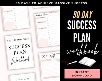Goal planner printable goal setting worksheet quarterly goal planner printable goal tracker goal setting template digital goal planner