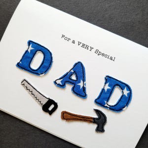Cartão de aniversário bordado personalizado - Cartão de Dia dos Pais, Cartão de passatempo, Cartão de golfe, Cartão faça você mesmo
