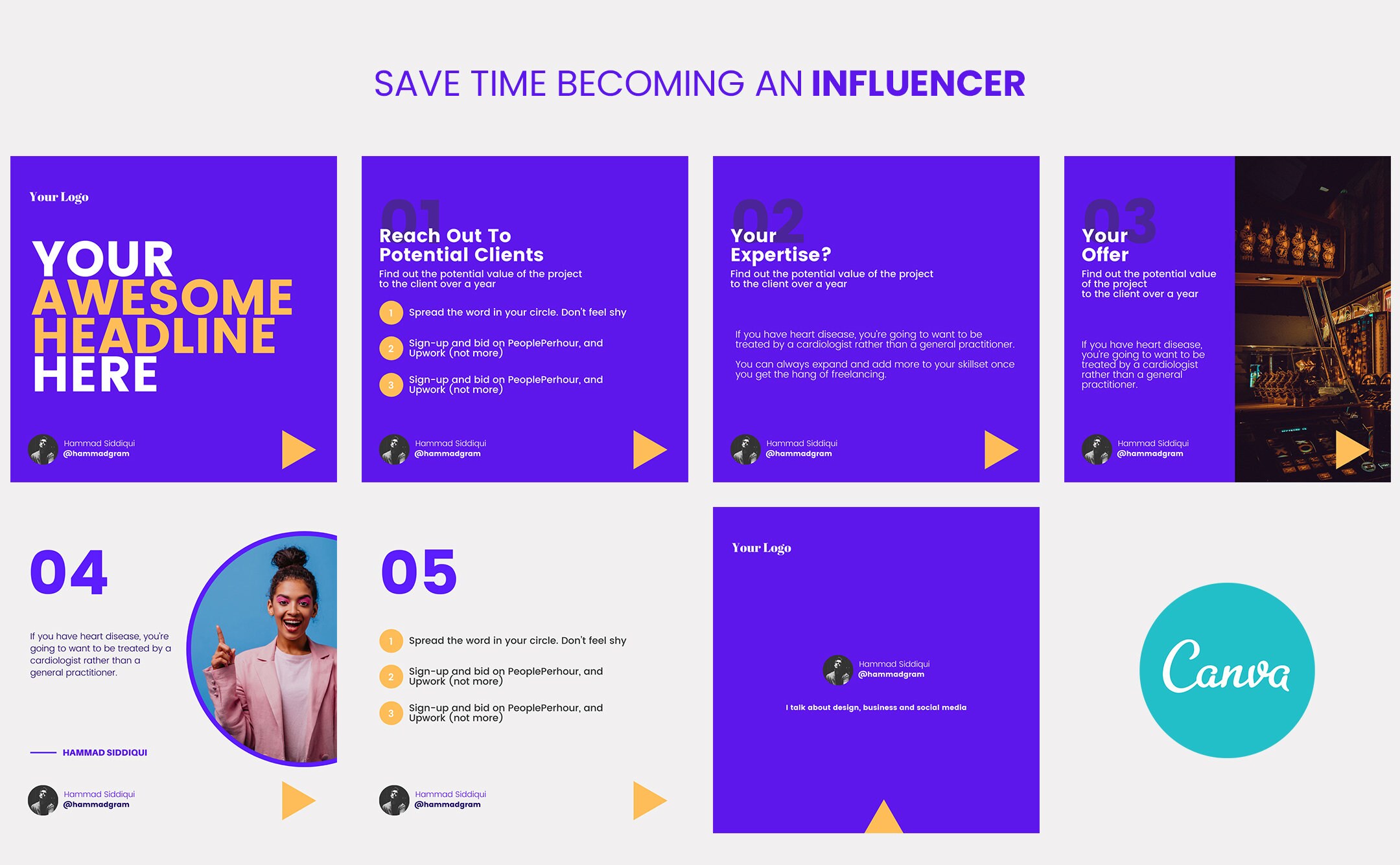  Canva Carousel Template 
