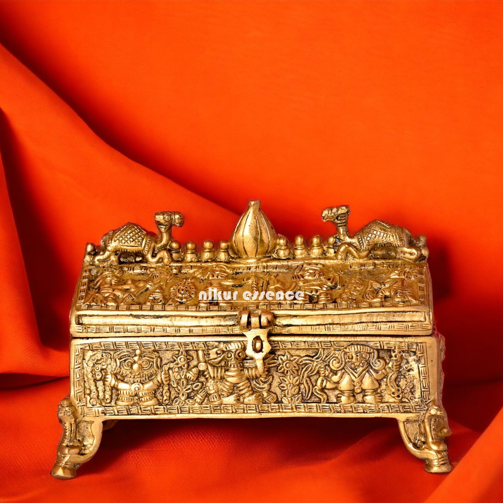Pure Brass Jewellery Box Brass Decor Brass Jewelry Box