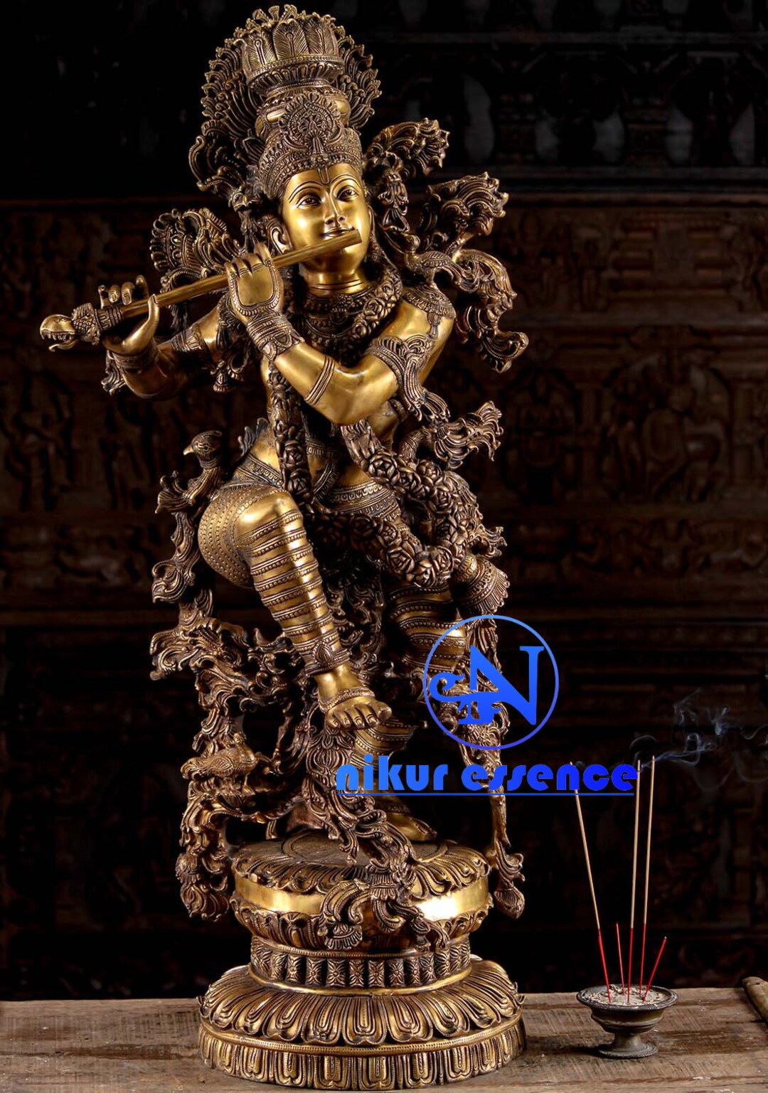 Krishna Statue 108 Cm Gopal Ji Marriage Anniversary Gift Etsy