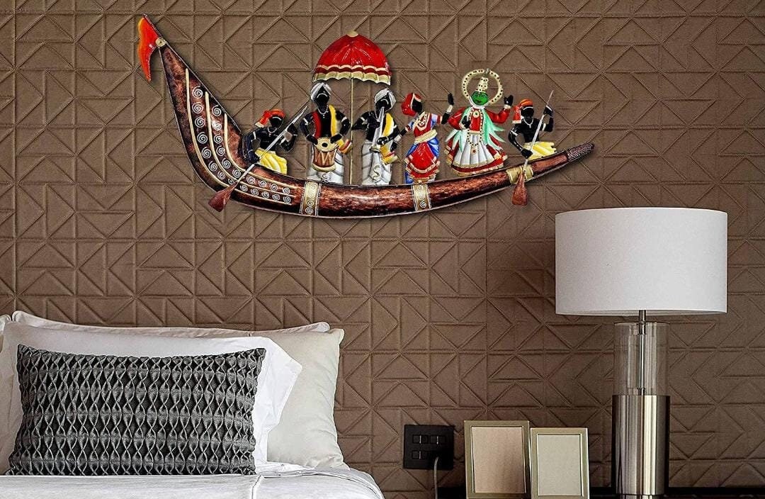 Buy Trumphet Metal Wall Art, Indian Metal Wall Art, Home Decor Metal