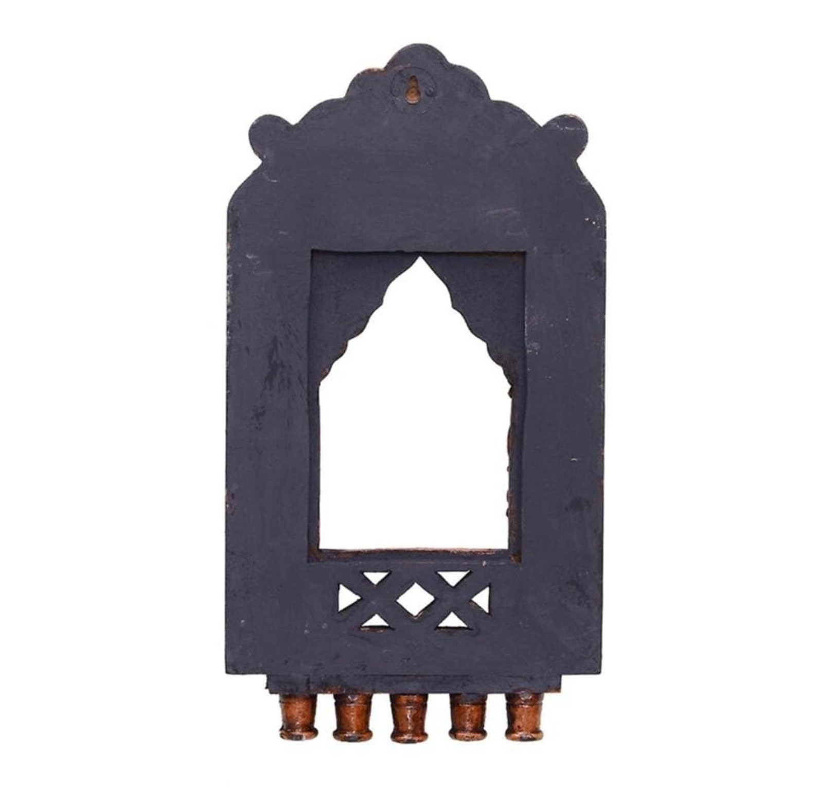 Jharokha Wooden Handpainted Wall Indian Wooden Wall Etsy