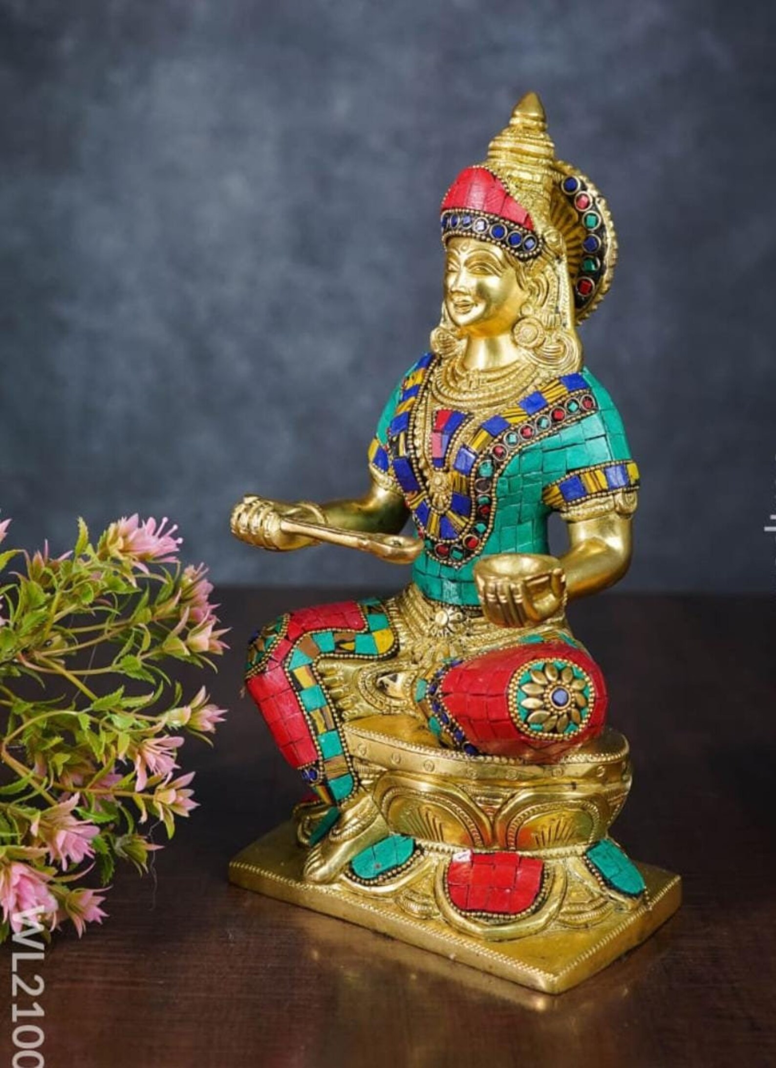 Brass Annapoorna Maa Idol Maa Food Devi Annpurna Idolindian Etsy