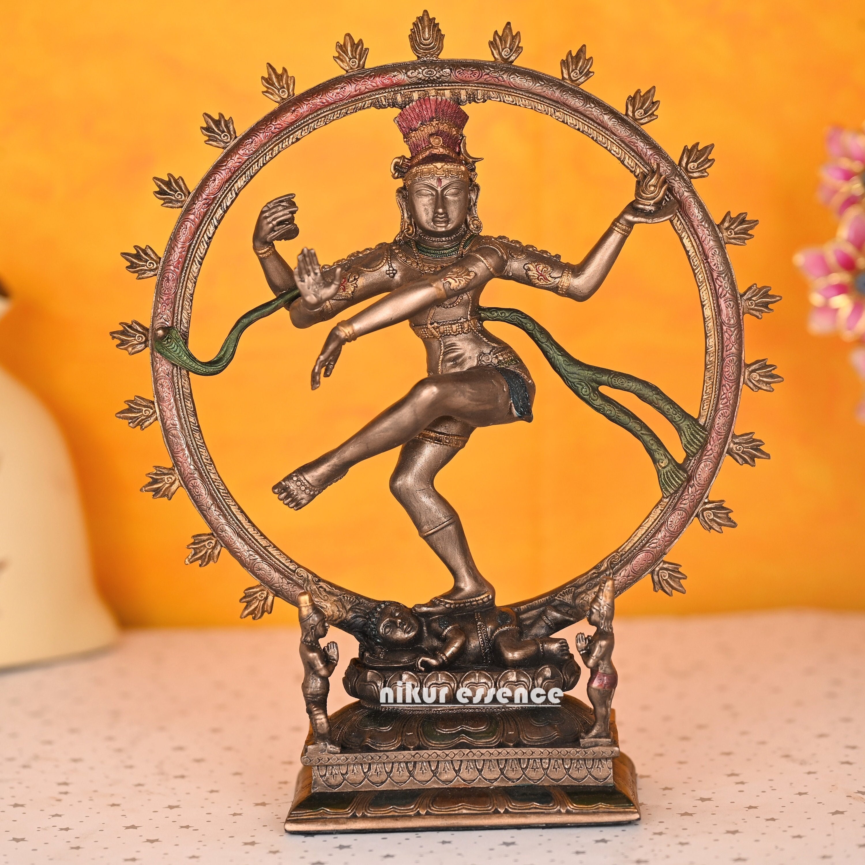 Brass Nataraja Statue, Dancing Shiva, Nataraja Statue, 35 Cm, Big Large  Brass Nataraja Idol, Nataraja Murti, Yoga Room Decor 