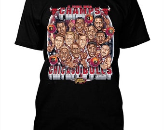 Chicago bulls cartoon shirt Clearance