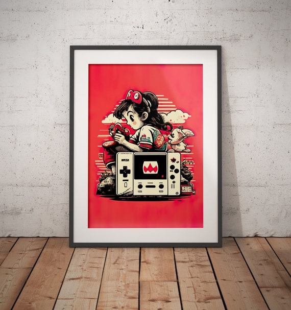 Print  Picture Digital Download Gamer 