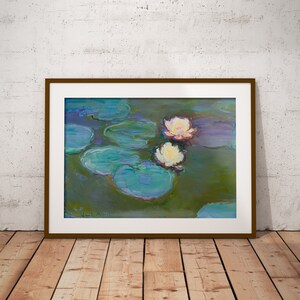 Nympheas Water Lilies | High Res JPG File for Digital Printing | Create reproductions of historical artworks