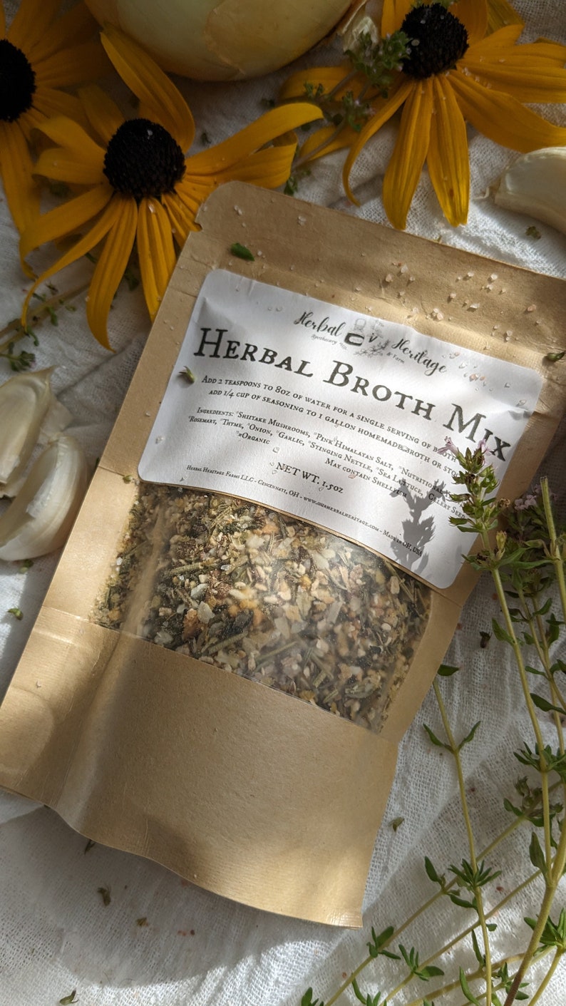 Cozy Herbal Broth Mix SMALL 1.5oz image 1