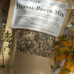 Cozy Herbal Broth Mix SMALL 1.5oz image 4