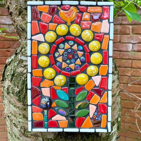 Mosaic Garden Art Etsy