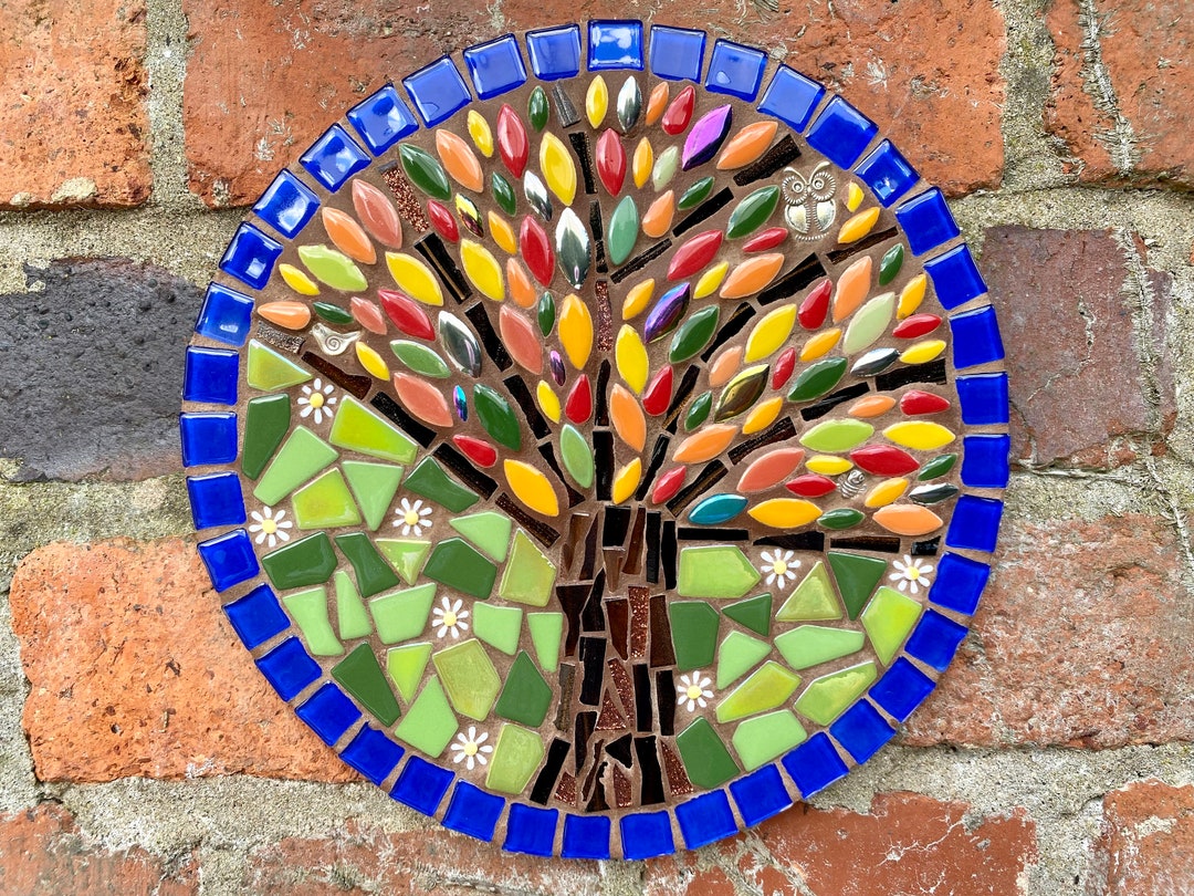Tree of Life Art, Mosaic Tree of Life, Garden Decor, Anniversary Gift